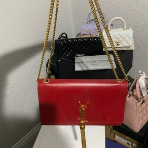 YSL Red Chain Bag